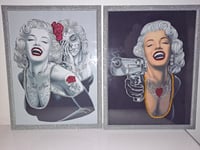 Image 4 of MARYLYN MONROE LIQUID GLITTER PRINTS