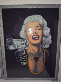 Image 5 of MARYLYN MONROE LIQUID GLITTER PRINTS