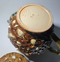 Image 5 of Doulton Lambeth Shell Decorated Teapot