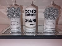 Image 2 of GREY COCO CHANEL INSPIRED CANDLE SET