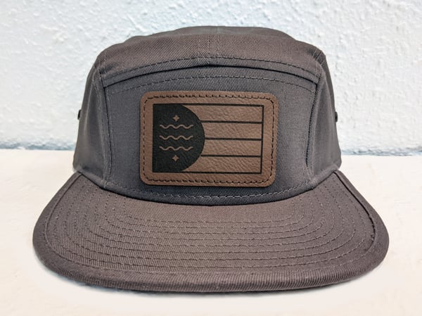 Image of Bellingham Flag Pleather Patch 5-Panel Hat
