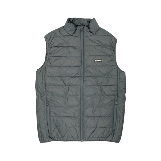 Image of Raw Hide Puffy Vest / Grey