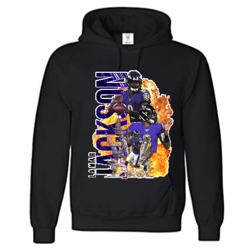 Image of Ravens Hoodie Lamar Jackson