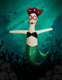 Image 1 of Day of the Dead Mermaid