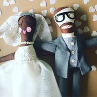 Image 3 of Wedding Couple custom made dolls