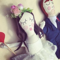 Image 4 of Wedding Couple custom made dolls