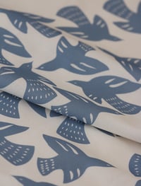 Image 2 of Blue Thrasher - Cotton Fabric