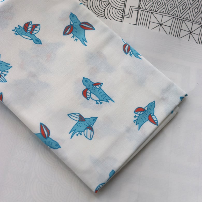 Image of Cloudbirds - Cotton Fabric