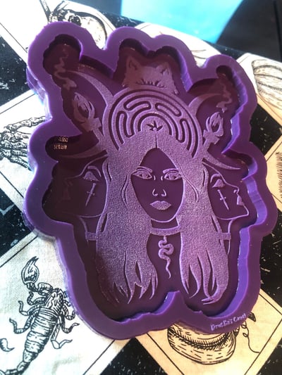 Image of Hecate Goddess of Witchcraft Silicone Mold