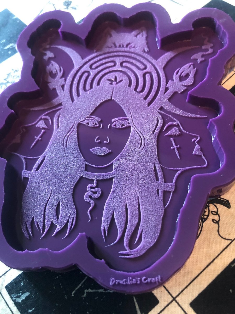 Image of Hecate Goddess of Witchcraft Silicone Mold