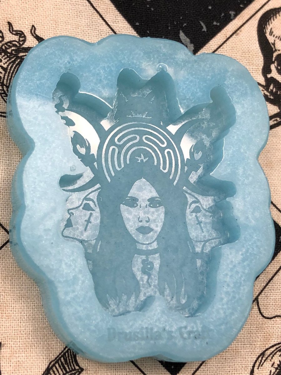 Image of Hecate Goddess of Witchcraft Silicone Mold