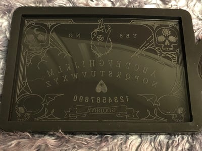 Image of Mini Skull Sun and Moon Ouija Board Silicone Mold