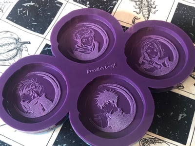 Image of Cursed Sorcerers Silicone Mold