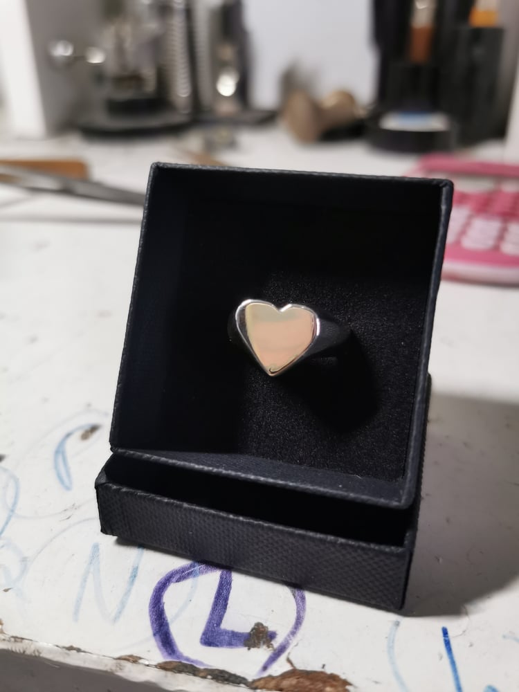 Image of Heavy Heart Signet 