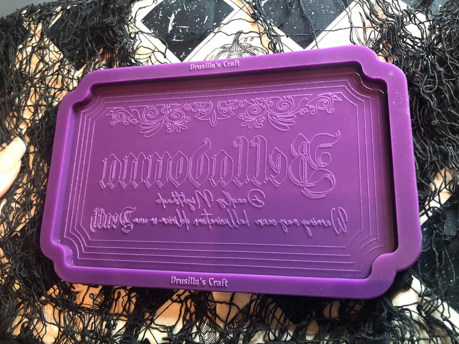 Image of Belladonna Plaque Silicone Mold