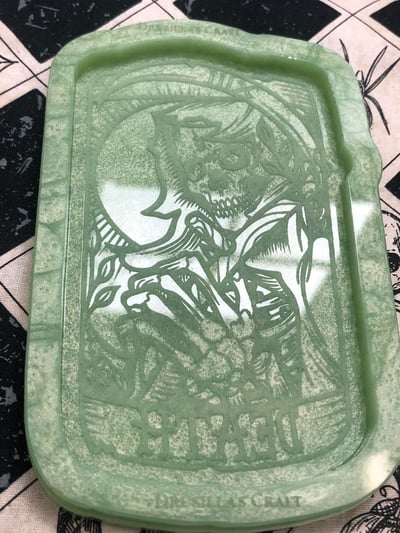 Image of Death Tarot Card Silicone Mold