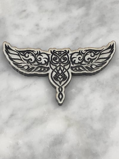 Image of Celtic Owl Acrylic Blank