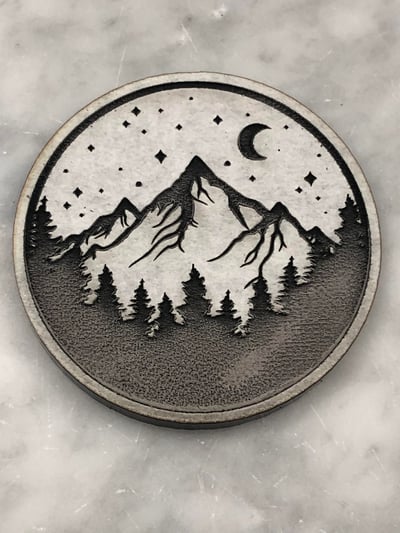 Image of Night Mountain Acrylic Blank