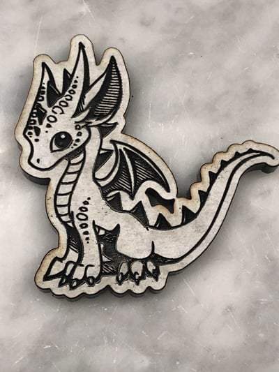Image of Adorable Dragon Acrylic Blank