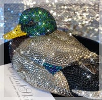 Image 3 of Fully Crystallised Mallard Duck Figurine