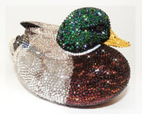 Image 4 of Fully Crystallised Mallard Duck Figurine