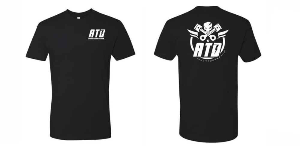 Image of Black ATD T-Shirt White Logo