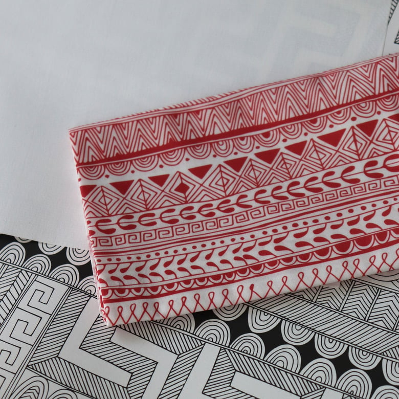 Image of Vase Pattern Fabric