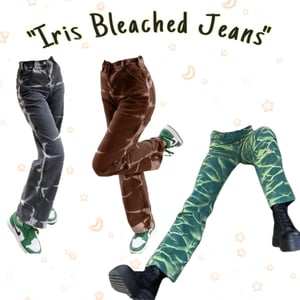 Image of Iris Bleached Jeans
