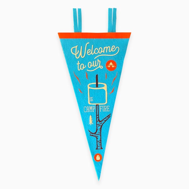 Campfire 9x27 Pennant