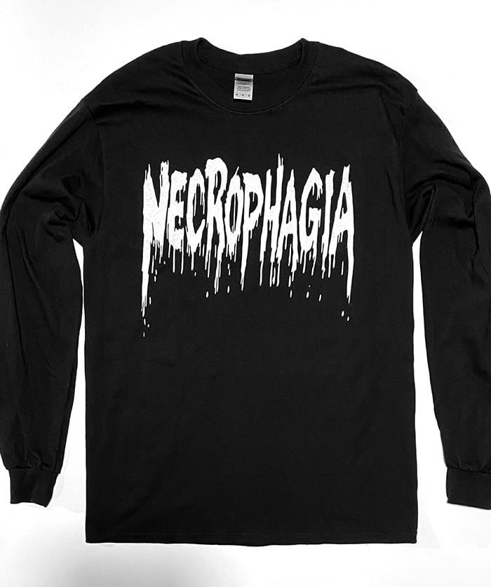 Image of Necrophagia - Logo - Long Sleeve T-shirt 