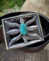 WL&A Large & Heavy Old Style Spider Belt Buckle - Natural Royston - Sz 3.5in x 3in - 165 Grams 