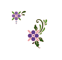 layered decorative flower pack 2