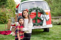 Image 2 of VW Bus Christmas Mini Sessions - 12/8 OR 12/11 - 20 minutes - 10 images - $175