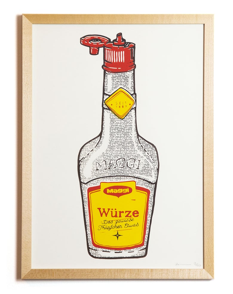 Image of Maggi Bottle Siebdruck