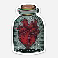 Image 1 of Heart Bottle Sticker