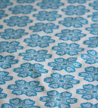 Image 2 of Blue Tree Star - Cotton Fabric