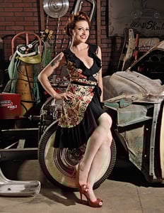 Image of Forever Yours Ruffle Dress by Folter  		 