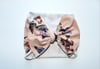 Pink floral headwrap 