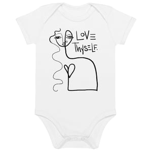 Image of Love Thyself Organic cotton baby onesie