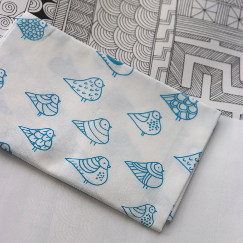 Image of Coldgulls Fabric - Marine Blue