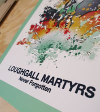 Image 2 of Loughgall Martyrs Paint Splatter Effect A3 Print.