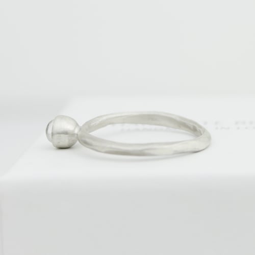Image of MOONSTONE MINI ORGANIC RING
