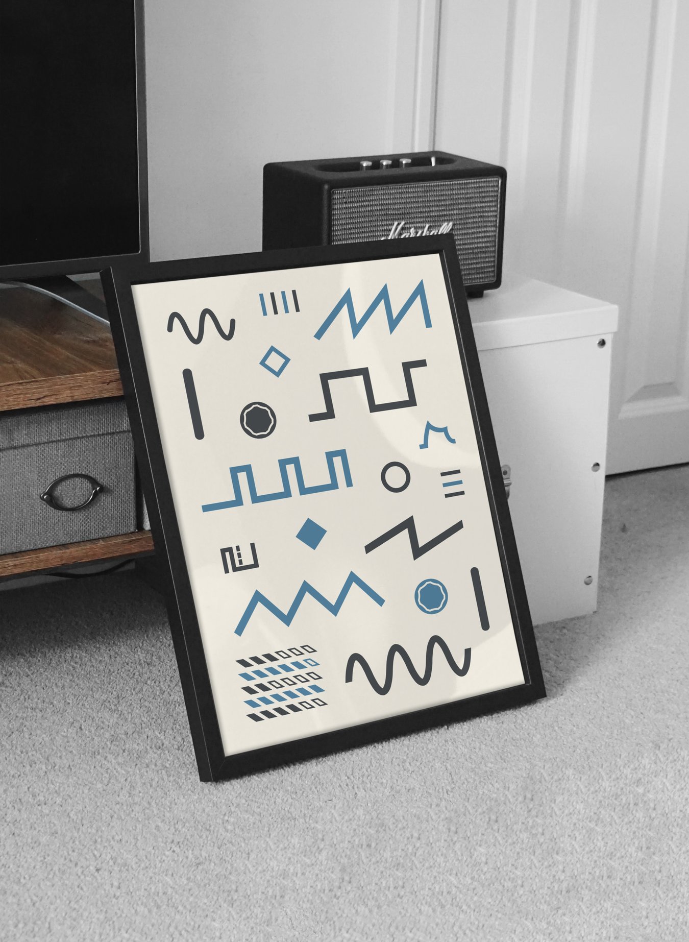 Image of Synth Waveform Print