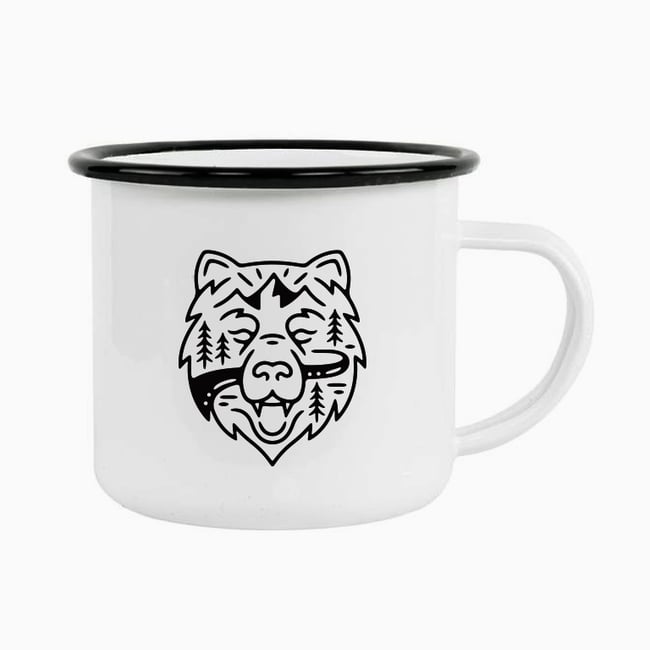 Wild Bear Camping Mug 8oz