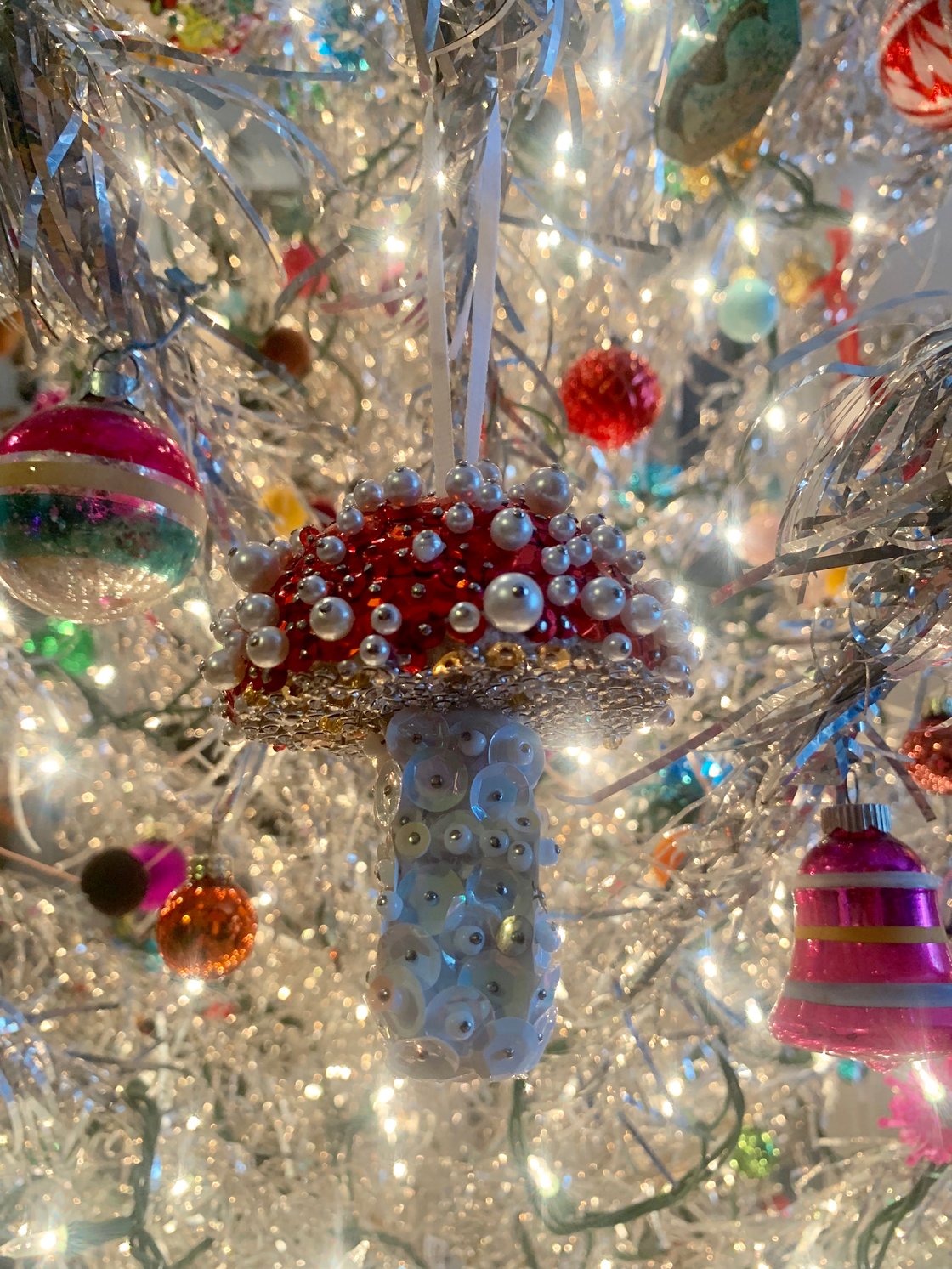 Image of Large Mushroom Ornament