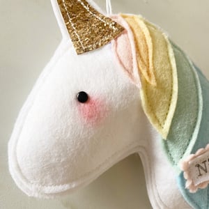 Image of  Rainbow Unicorn Decoration 