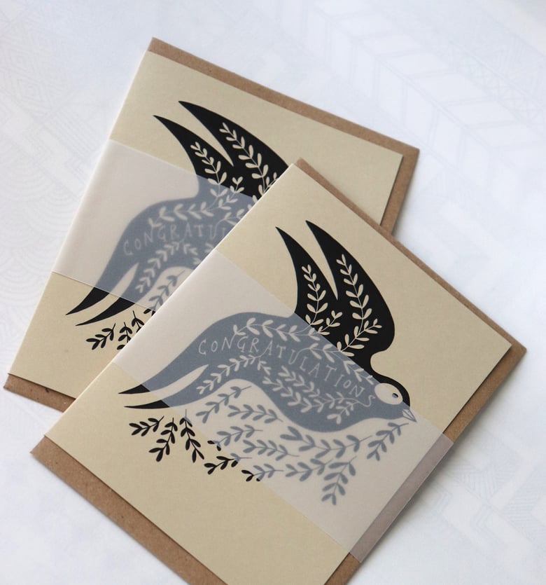 Image of Garden Bird Congratulations - Greeting Card