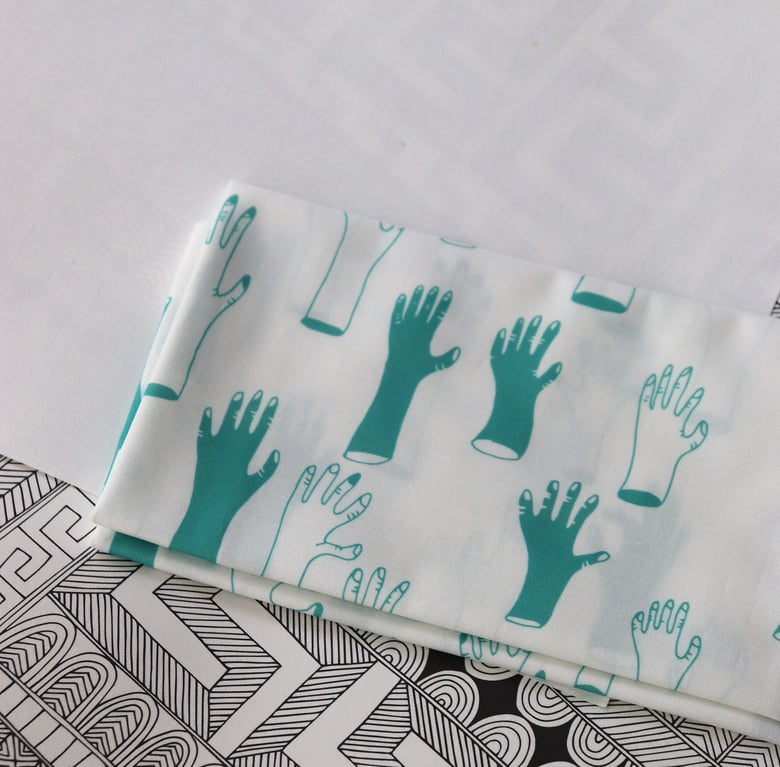 Image of Sinister Hands - Cotton Fabric