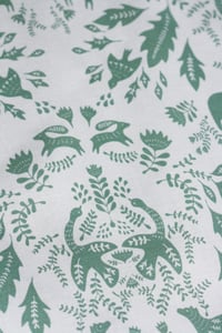 Image 3 of Forest Story Damask Pattern - Cotton Fabric