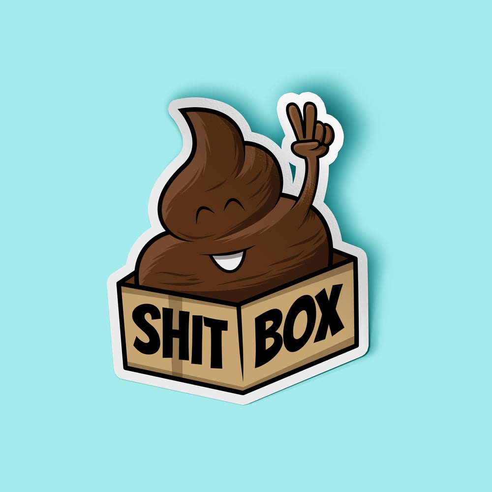 Image of Shit Box Sticker